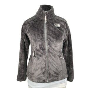The North Face Girls Fleece Jacket M 10/12 Gray Polyester for girls